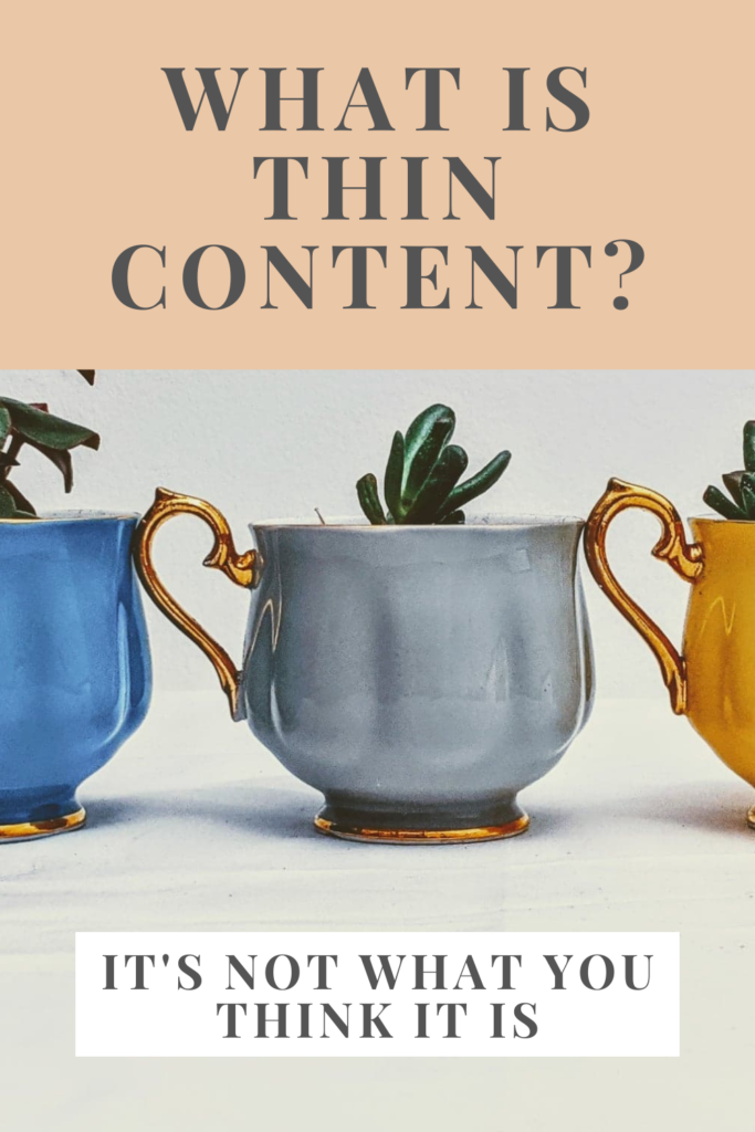 What is thin content